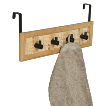 Ratanový vešiak na dvere v prírodnej farbe 33 cm Allegre – Wenko – Obrázok 5