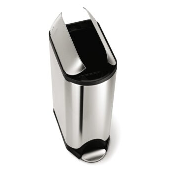 Pedálový oceľový odpadkový kôš 45 l - simplehuman - Image 3