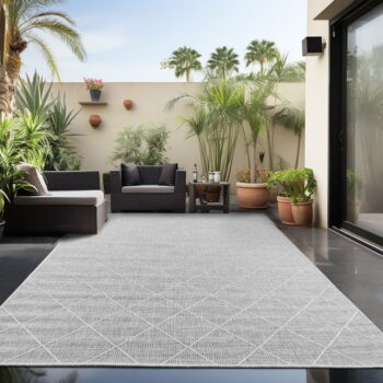Sivý vonkajší koberec 140x200 cm Zagora – Ayyildiz Carpets - Image 3