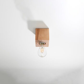 Stropné svietidlo v prírodnej farbe 10x10 cm Gabi – Nice Lamps - Image 4