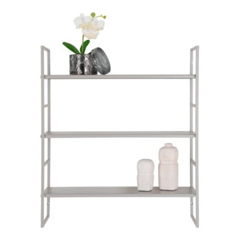 Svetlosivá poschodová kovová polica 48 cm Beja – House Nordic – Obrázok 3