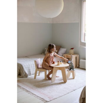 Ružovo-krémový prateľný ručne tkaný bavlnený koberec 90x130 cm Gastro Rose – Lorena Canals - Image 5