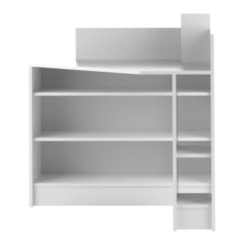 Pracovný stôl s bielou doskou 94x94 cm Wall – TemaHome - Image 2