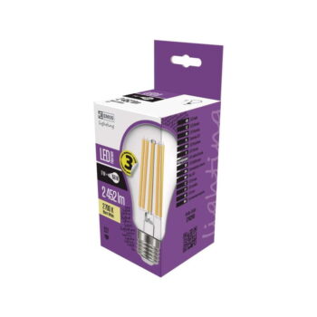 LED žiarovka EMOS Filament A67 Warm White, 17W E27 – Obrázok 2