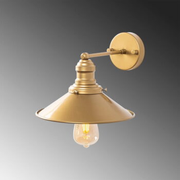 Nástenné svietidlo v zlatej farbe ø 24 cm Conical – Opviq lights - Image 3