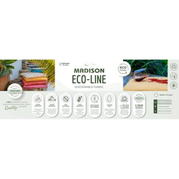 Vonkajší vankúš 50x50 cm Panama Eco - Madison – Obrázok 9