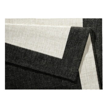 Čierno-krémový vonkajší koberec NORTHRUGS Panama, 80 x 150 cm - Image 3