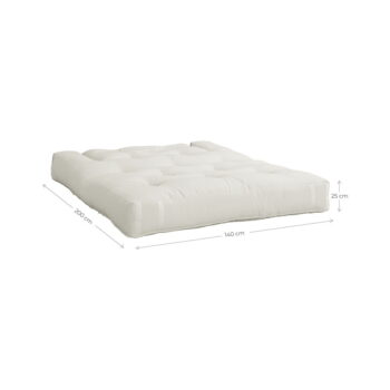 Žltá rozkladacia pohovka 140 cm Hippo - Karup Design - Image 8