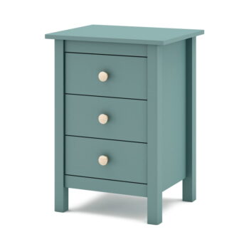 Detský nočný stolík z borovicového dreva v petrolejovomodrej farbe Max - Marckeric – Obrázok 8