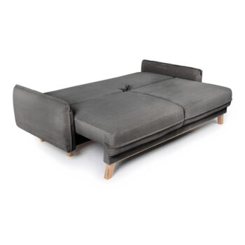 Sivá menčestrová rozkladacia pohovka 218 cm Tori – Bonami Selection - Image 11