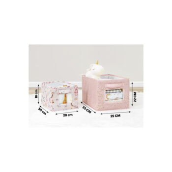 Látkové detské organizéry na hračky v súprave 2 ks - Mioli Decor – Obrázok 2