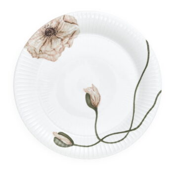 Biely porcelánový tanier Kähler Design Hammershøi Poppy, ø 27 cm – Obrázok 2
