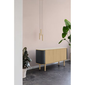 Nízka komoda v dekore duba v béžovo-prírodnej farbe 150x75 cm Treasures – UMAGE - Image 5