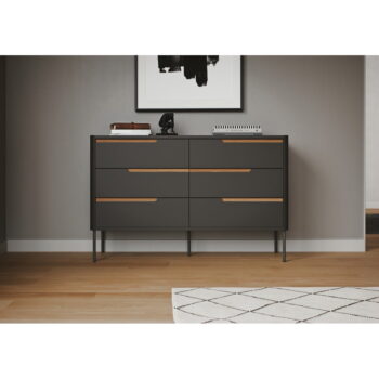 Antracitovosivá komoda Tenzo Switch, 130 x 83 cm – Obrázok 7