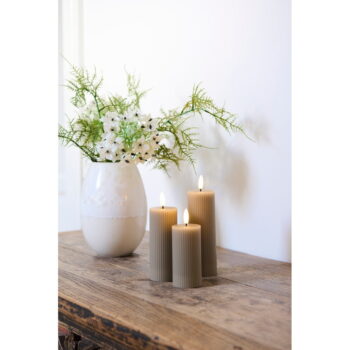 Sivé dobíjacie svetelné dekorácie v súprave 3 ks Smilla – Sirius – Obrázok 2