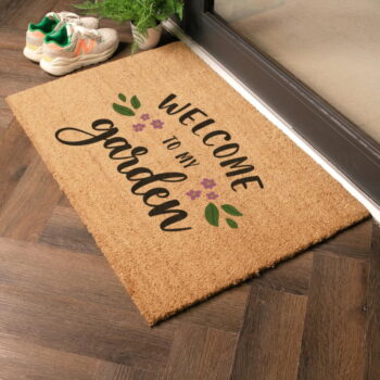Rohožka z kokosového vlákna 40x60 cm Welcome to My Garden – Artsy Doormats – Obrázok 5