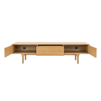 TV stolík v dekore duba v prírodnej farbe 180x45 cm Nice – Tenzo – Obrázok 8
