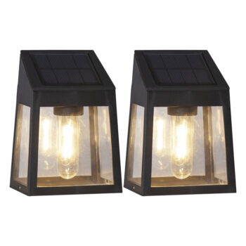 Súprava 2 nástenných solárnych LED svietidiel Star Trading Wally, výška 13,5 cm - Image 10