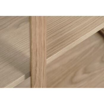 Vitrína z dubového dreva v prírodnej farbe 190x90 cm Elba – Unique Furniture - Image 2