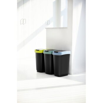 Odpadkový kôš z recyklovaného plastu 25 l Twist - Rotho - Image 2