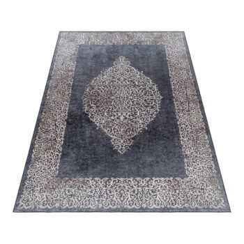 Antracitový prateľný koberec 80x150 cm Fiesta – Ayyildiz Carpets - Image 6
