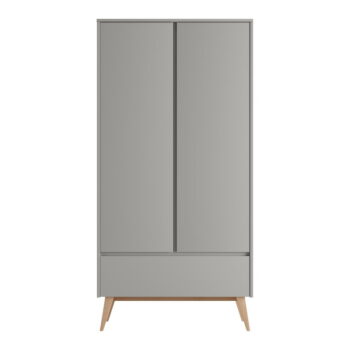 Sivá detská šatníková skriňa 100x52,5 cm Swing – Pinio - Image 4