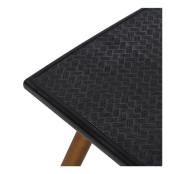 Čierny kovový konferenčný stolík 60x109,5 cm Oslo – Ixia - Image 9