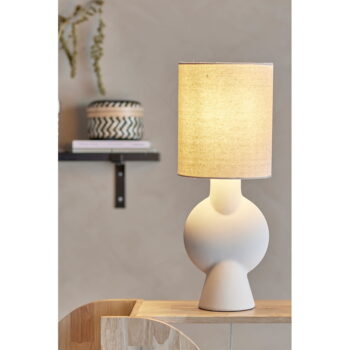 Béžová stolová lampa s textilným tienidlom (výška 54,5 cm) Sergio – Bloomingville – Obrázok 2