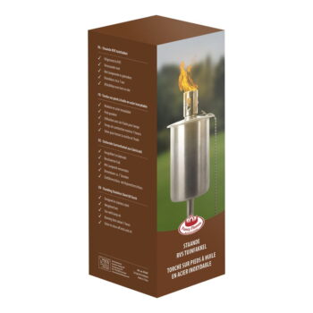 Kovová olejová lampa (výška 25 cm) – Esschert Design – Obrázok 4