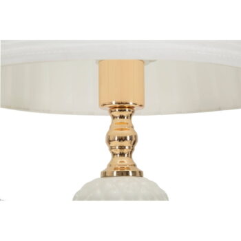 Biela stolová lampa s textilným tienidlom (výška 44 cm) Torre – Mauro Ferretti - Image 5