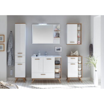 Biela závesná kúpeľňová skrinka 51x75 cm Set 923 - Pelipal – Obrázok 4