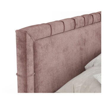 Ružová boxspring posteľ s úložným priestorom 200x200 cm Voyage – Maison de Rêve – Obrázok 9