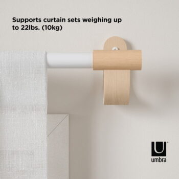 Oceľová roztiahnuteľná garniža 107 - 305 cm Bellwood - Umbra - Image 2