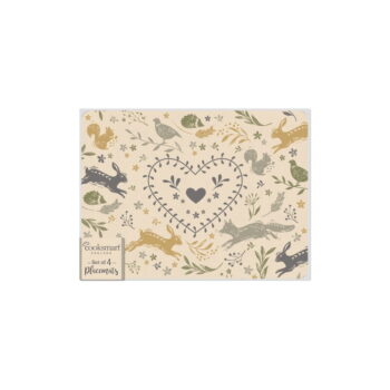 Korkové prestieranie 4 ks 29x21 cm Woodland - Cooksmart ® - Image 3