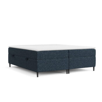 Tmavomodrá boxspring posteľ s úložným priestorom 180x200 cm Araya – Maison de Rêve – Obrázok 10