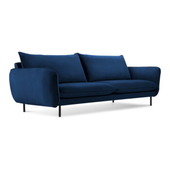 Modrá zamatová pohovka 200 cm Vienna – Cosmopolitan Design