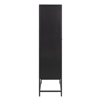 Čierna kovová šatníková skriňa 80x160 cm Newcastle – Actona – Obrázok 5