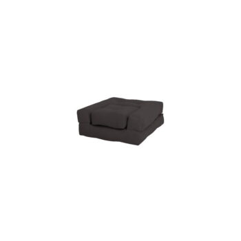 Detské rozkladacie kreslo s taburetkou Karup Design Mini Cube Dark Grey – Obrázok 10