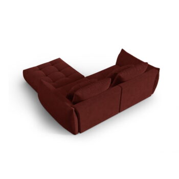 Červená rohová pohovka (variabilný roh) Bloom – Micadoni Home - Image 4