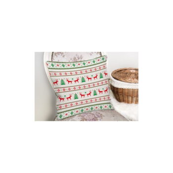 Obliečka na vankúš s vianočným motívom 43x43 cm – Mila Home - Image 2