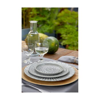 Sivý kameninový tanier Costa Nova Cristal, ⌀ 28 cm - Image 2