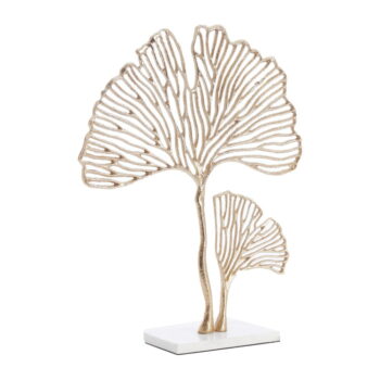 Kovová soška (výška 48 cm) Leaf – Light & Living - Image 3