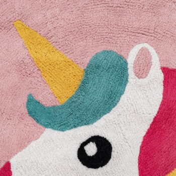 Bavlnený detský koberec ø 100 cm Unicorn – Ixia – Obrázok 4