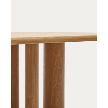Jedálenský stôl v dekore jaseňa 105x220 cm Mailen – Kave Home - Image 2