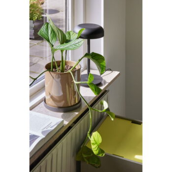 Čierna LED stmievateľná stolová lampa (výška 37 cm) Velo – Hübsch - Image 2