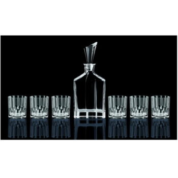 Súprava karafy a 6 pohárov na whisky z krištáľového skla Nachtmann Aspen Whisky Set – Obrázok 4