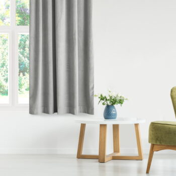 Svetlosivý zamatový dimout záves 140x245 cm Eyelets – AmeliaHome - Image 6