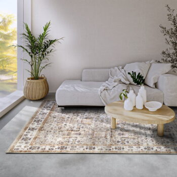 Béžový koberec 200x290 cm Saveh Cream Gold – Elle Decoration - Image 2