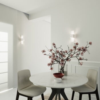 Biele nástenné svietidlo Carlo – Nice Lamps - Image 2