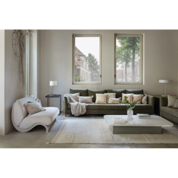 Krémový prateľný ručne tkaný bavlnený koberec 170x240 cm Bloom Natural – Lorena Canals – Obrázok 7